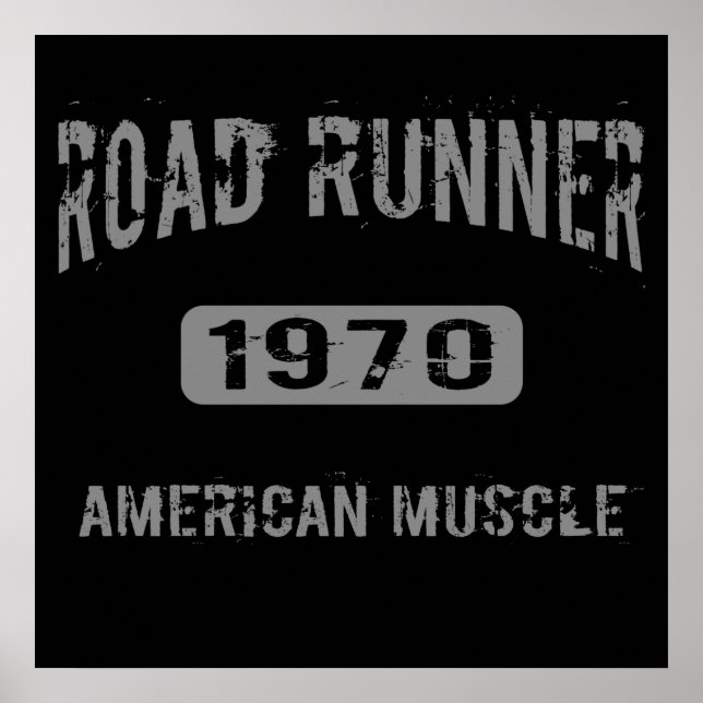1970 Road Runner American Muscle Poster (Vorne)