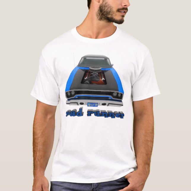 1970 Road Runner Blue T-Shirt (Vorderseite)