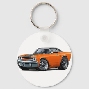 1970 Roadrunner Orange-Black Top Schlüsselanhänger