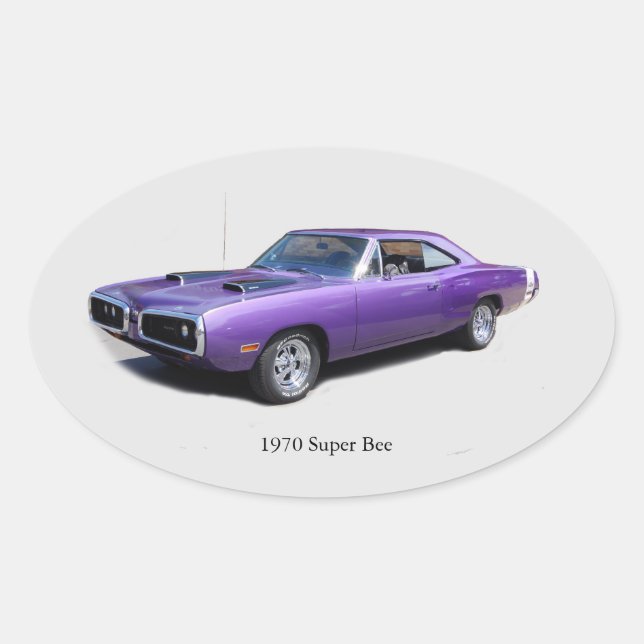 1970 Super Bee Aufkleber (Vorderseite)