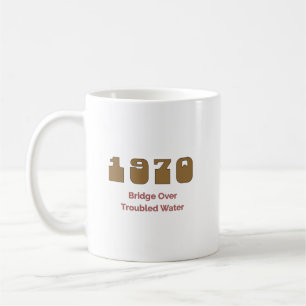 1970 Top-Song, Bridge Over Troubled Water Kaffeetasse