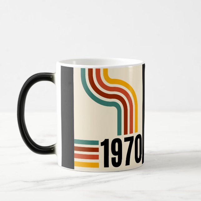 1970 Vintage Retro-Tasse Verwandlungstasse (Links)