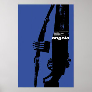 1970er afrikanisches Propagandaplakat Angola Befre Poster