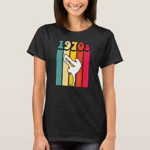 1970er Hip Hop Breakdancing Retro Vintage Zurück i T-Shirt