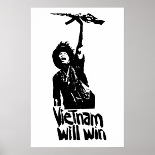 1970er Jahre Black Panther Vietnam-Kriegspropagand Poster