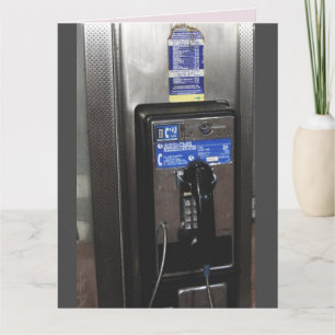 1970er-Jungs-TELEFON BEIDE GEBURTSTAGSKARTE Karte