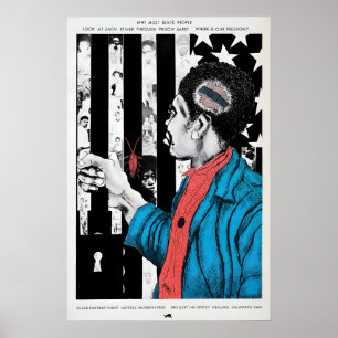 1970er Poster Black Panther - Wo ist unsere