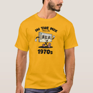 1970er Retro-Mix-Tape-Kassette - T-Shirt