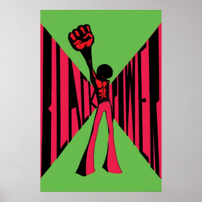 1970s Poster -Black Power (Vorne)