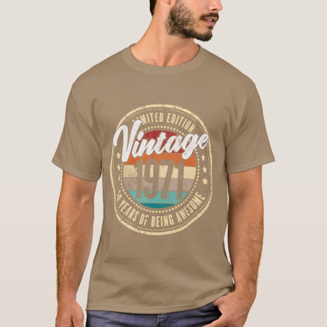 1971 50 50. T-Shirt (Vorderseite)