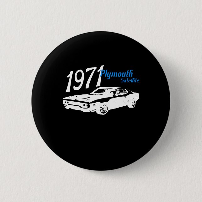 1971 71 Satellit 4. Juli Amerikaner Button (Vorderseite)