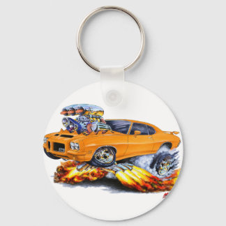 1971-72 GTO Orange Car Schlüsselanhänger