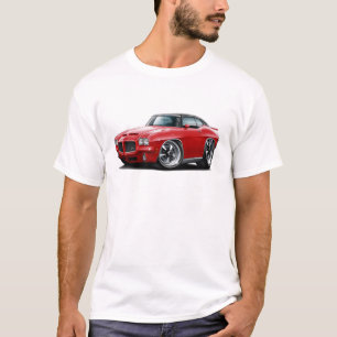 1971-72 GTO Rot-Schwarzes Spitzenauto T-Shirt
