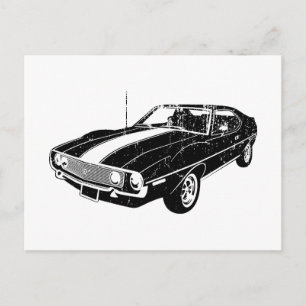 1971 AMC Javelin Postkarte