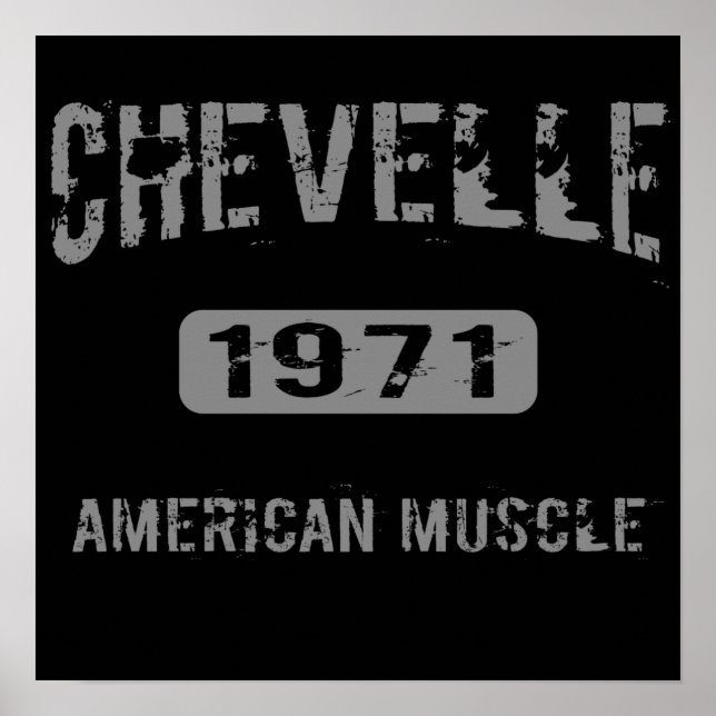 1971 Chevelle American Muscle Poster (Vorne)