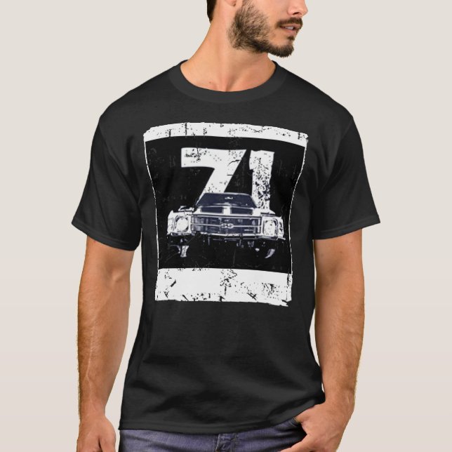 1971 Chevelle Grill View T Shirt Classic T - Shirt (Vorderseite)