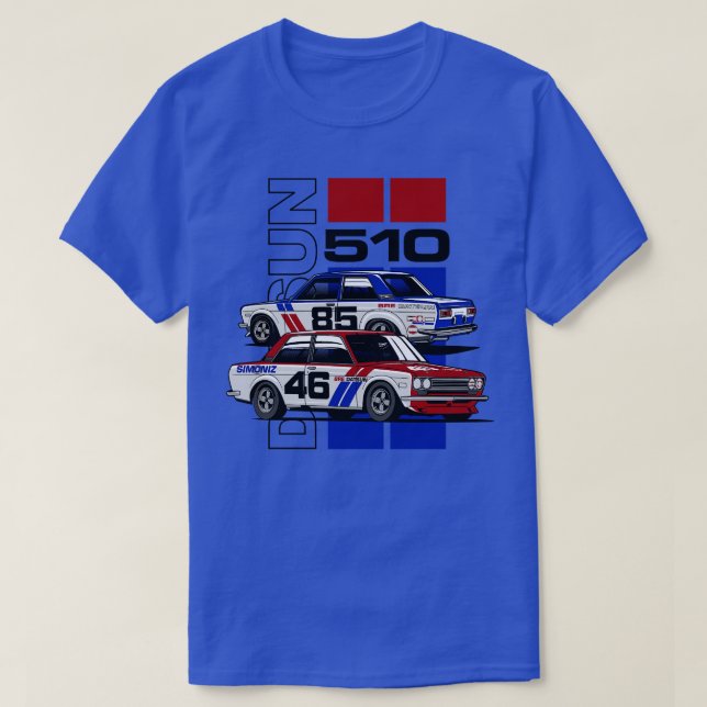 1971 Datsun 510 Trans Am TShirt (Design vorne)