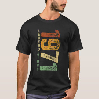 1971 Geburtstagsfeier seit 1971 Geschenke Geboren T-Shirt