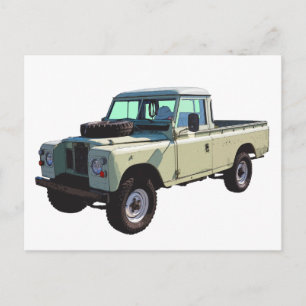 1971 Land Rover Pickup Truck Postkarte