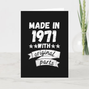 1971 mit Originalteilen hergestellt, Karte