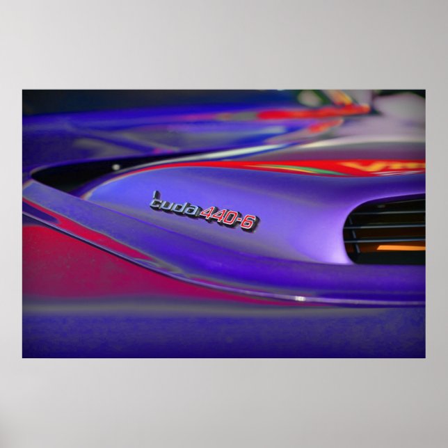 1971 Plymouth 'Cuda 440-6 Poster (Vorne)