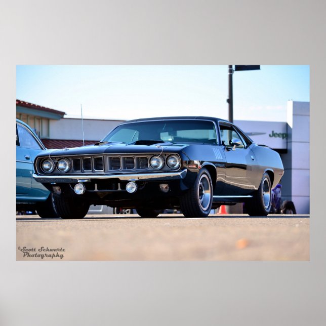 1971 Plymouth Hemi Cuda Poster (Vorne)