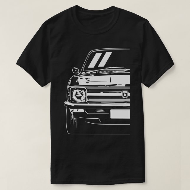 1971 Torana LC LJ GTR - Autokunst T-Shirt (Design vorne)