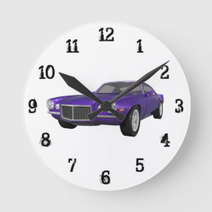 1972 Camaro: Wall Clock Runde Wanduhr