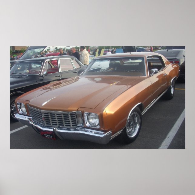 1972 Chevrolet/Chevrolet Monte Carlo Poster (Vorne)