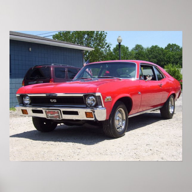 1972 Chevy Nova Print Poster (Vorne)