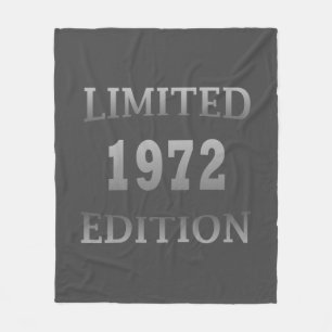 1972 geboren Geburtstagsgeschenk Fleecedecke