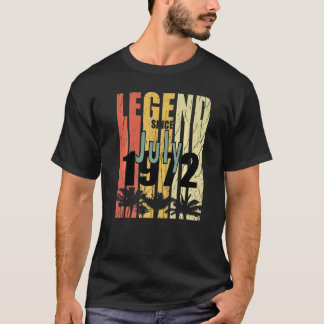 1972 Geboren im Juli Retro-Idee T-Shirt