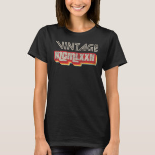1972 Geburtstag Vintag 50 Jahre 70er 80er Co T-Shirt