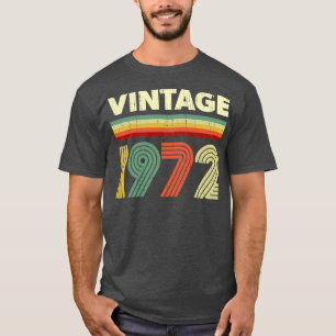 1972 Geburtstag Vintage Retro 49 Jahre altes Desig T-Shirt