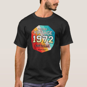 1972 Geburtstags Vintage 49. 50. Retro T-Shirt
