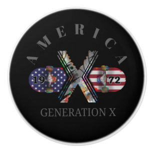 1972 Generation X American Skateboard Keramikknauf