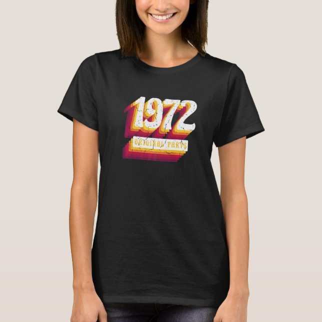1972 Urteile 50er Geburtstag T-Shirt (Vorderseite)