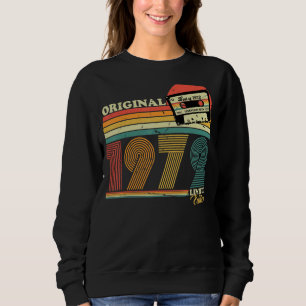1972 Vintag 50. Geburtstag Retro Männer Frauen Sweatshirt