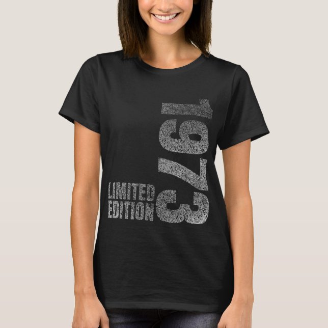 1973 Born Birthday T-Shirt (Vorderseite)