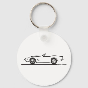 1973 Corvette Convertible Schlüsselanhänger