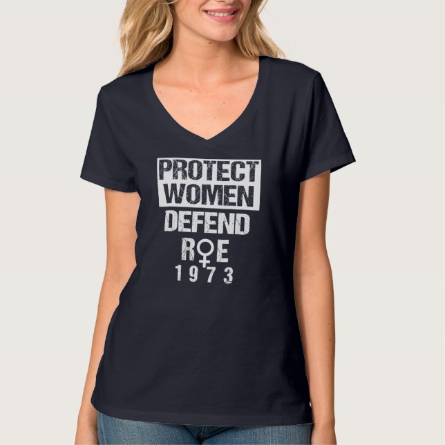 1973 Frauenrechte verteidigen T-Shirt (Vorderseite)
