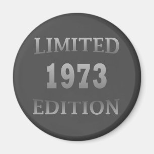 1973 geboren elegantes modernes Geburtstagsgeschen Magnet