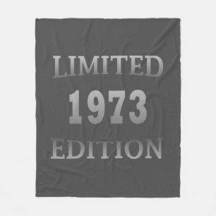 1973 geboren Geburtstag Fleecedecke