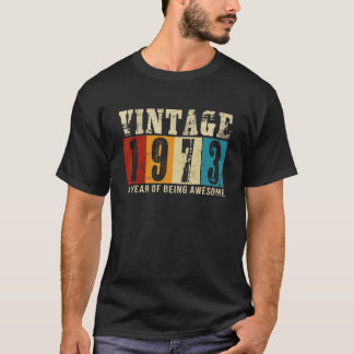 1973 Geburtstag Vintage 49. Geburtstag 50 Jahre a T-Shirt