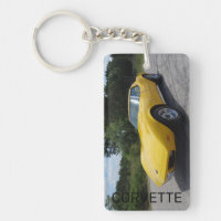 1973 Gelbe Korvette Doppelseitig Acryl