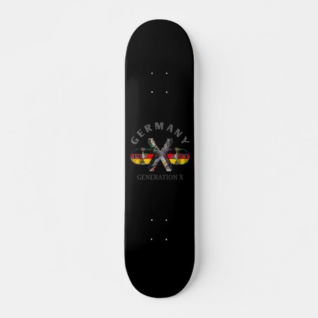 1973 Generation X Deutschland Skateboard (Vorne)