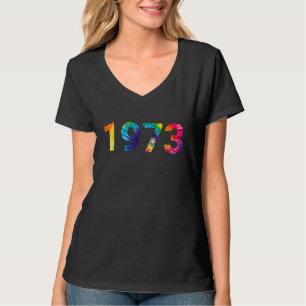 1973 Pro Choice Gefärbte Krawatte Roe Feminist Wom T-Shirt