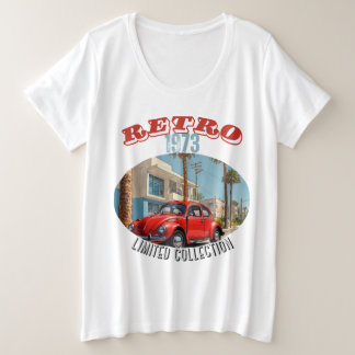 1973 RETRO - RETRO REVIVAL (BEGRENZTE SAMMLUNG) GROßE GRÖßE T-Shirt