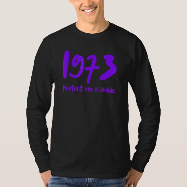 1973 Schützen Roe V Wade Lila T-Shirt (Vorderseite)