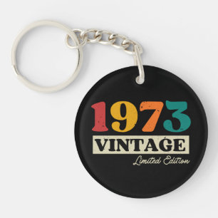 1973 Vintage Limited Edition 51. Geburtstag Schlüsselanhänger